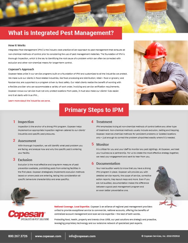 Preview of downloadable PDF on Integrated Pest Management.